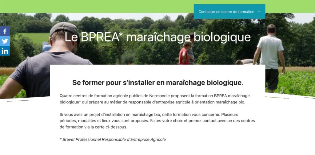 Formation maraîchage bio en Normandie